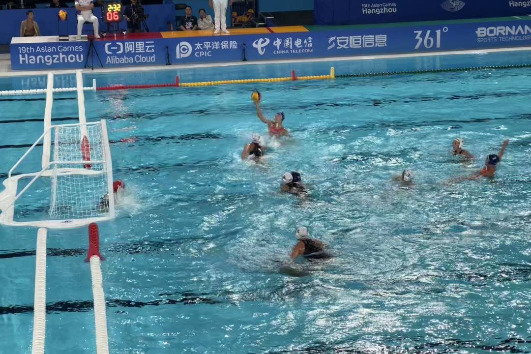 四连冠！中国队夺得杭州亚运会女子水球冠军