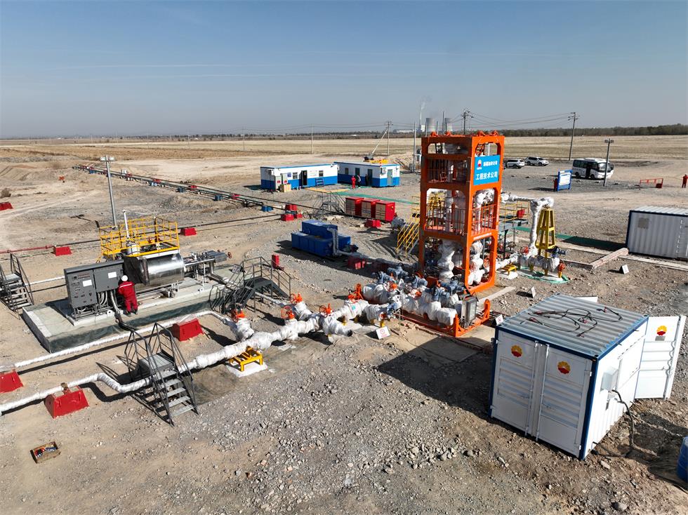新疆油田：在超高压天然气地面试产流程中实现设备全部国产化